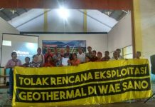 Deklarasi Masyarakat Wae Sano Menolak Tambang Panas Bumi